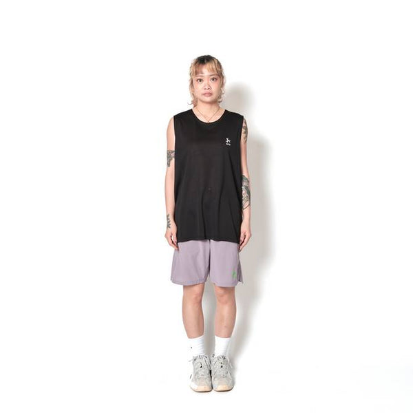 ALLWAYS TRI-LINE SP SLVELESS TEE BK