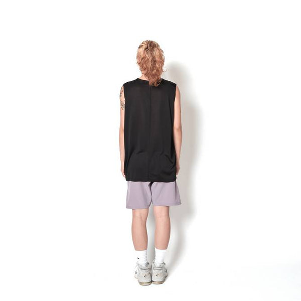 ALLWAYS TRI-LINE SP SLVELESS TEE BK
