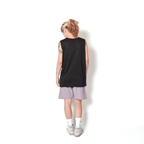 ALLWAYS TRI-LINE SP SLVELESS TEE BK