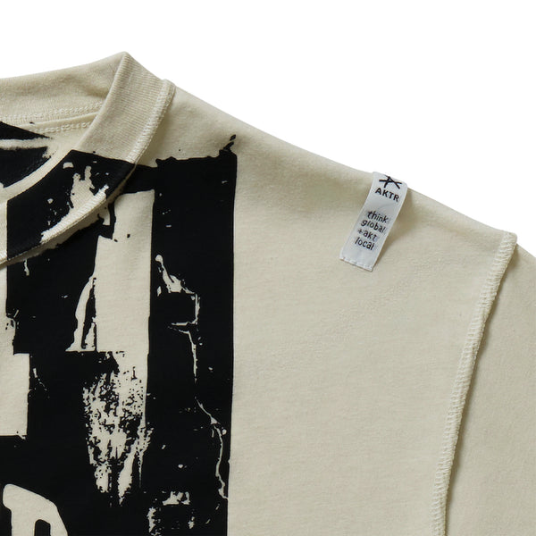 F.A. CHAOS GAME T/C LOOSE TEE ECRU