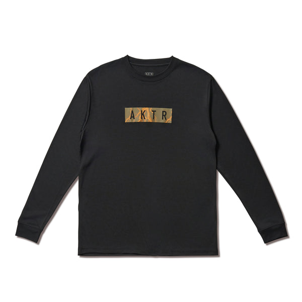 THUNDERBOLT BOX LOGO SP L/S TEE BK