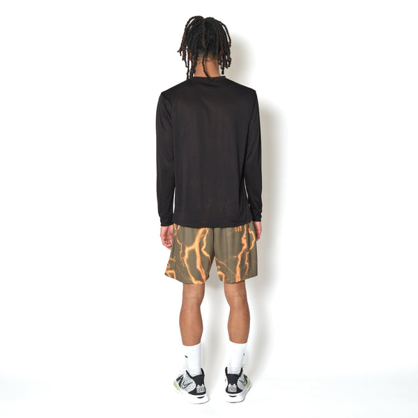 THUNDERBOLT BOX LOGO SP L/S TEE BK
