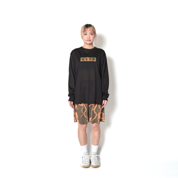 THUNDERBOLT BOX LOGO SP L/S TEE BK
