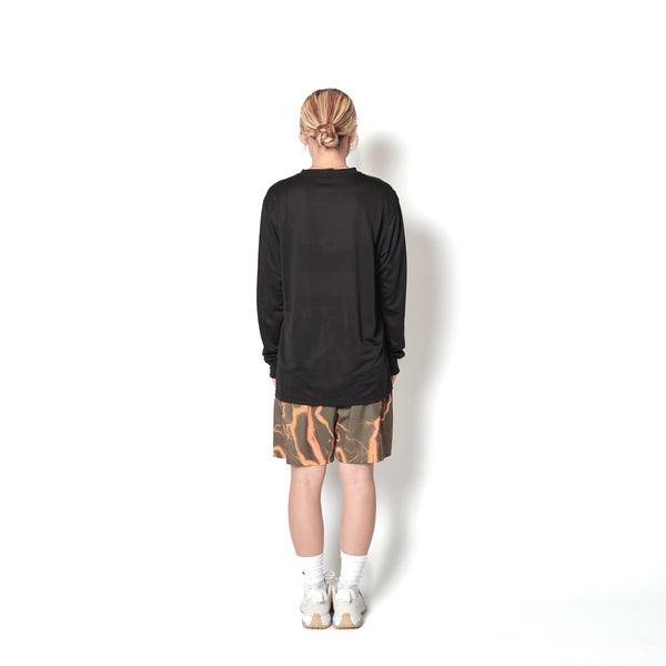 THUNDERBOLT BOX LOGO SP L/S TEE BK