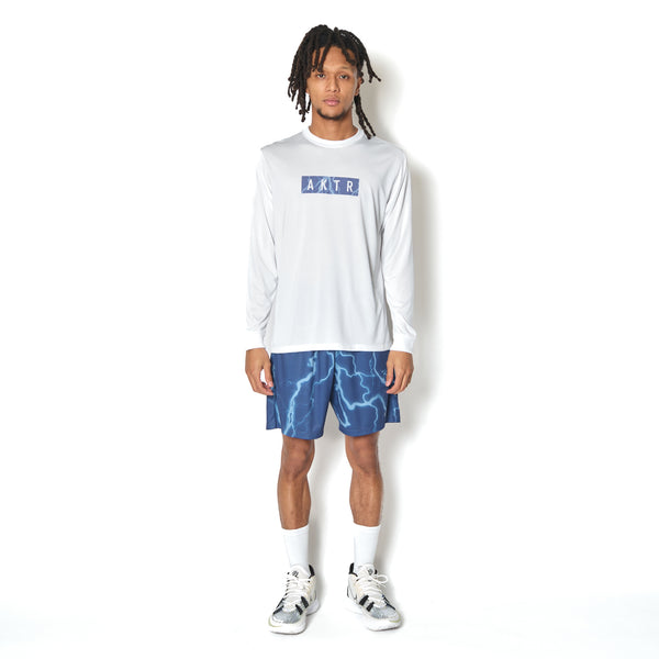 THUNDERBOLT BOX LOGO SP L/S TEE WH