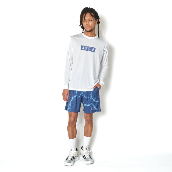 THUNDERBOLT BOX LOGO SP L/S TEE WH