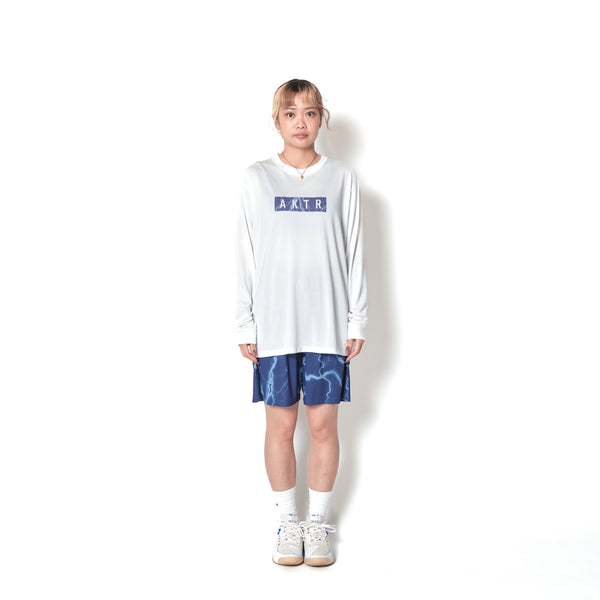 THUNDERBOLT BOX LOGO SP L/S TEE WH