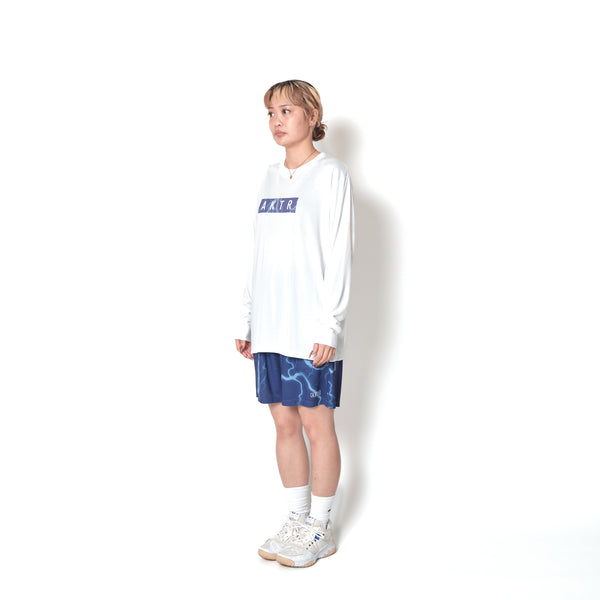 THUNDERBOLT BOX LOGO SP L/S TEE WH
