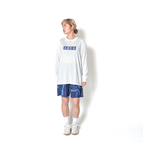THUNDERBOLT BOX LOGO SP L/S TEE WH