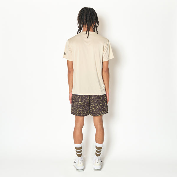 TIDELINE CAMO WIDE 5.5″ SHORTS BK