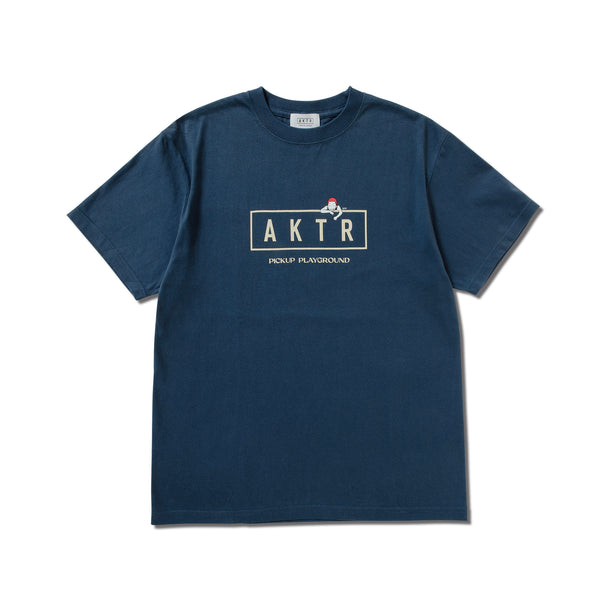 AKTR PUP SS COTTON LOGO TEE BLxCR