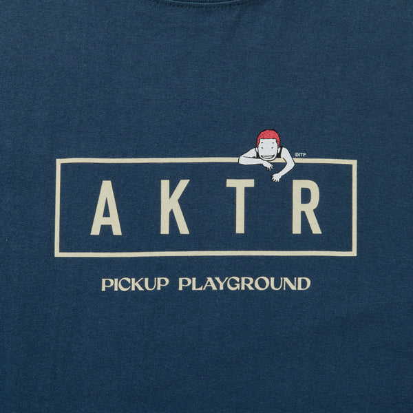 AKTR PUP SS COTTON LOGO TEE BLxCR