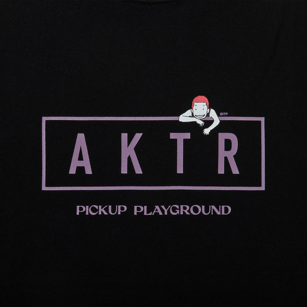 AKTR PUP SS COTTON LOGO TEE BKxPL