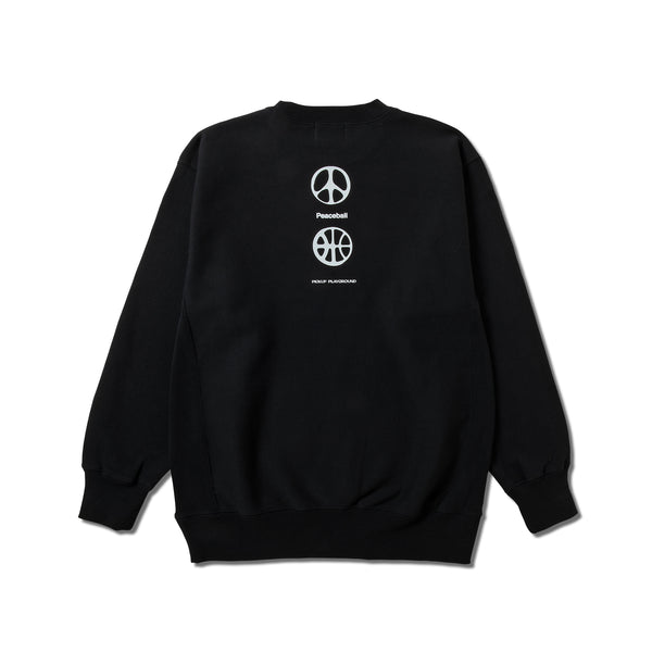 AKTR PUP PCBALL CREWNECK SWEAT  BK