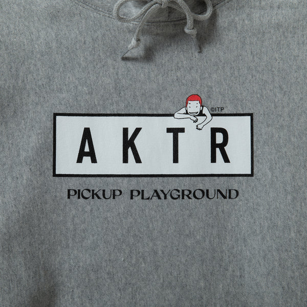 AKTR PUP LOGO PULLOVER HOODIE GY