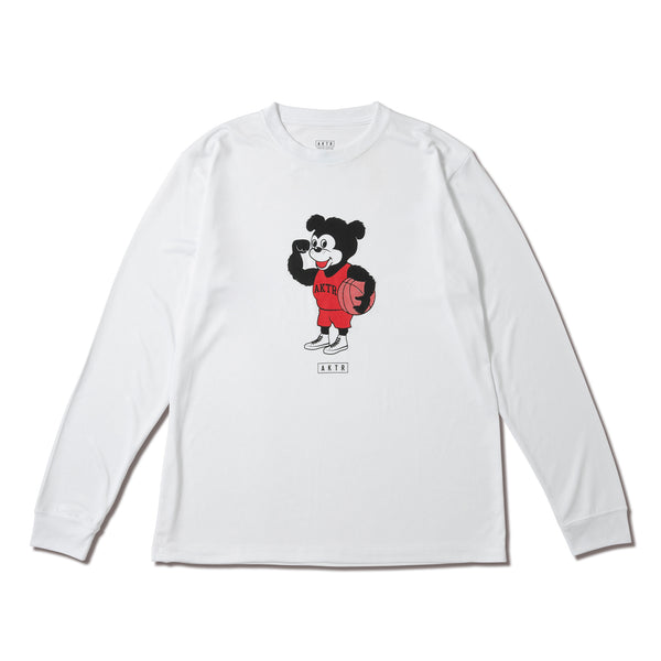 BASIC NICK L/S SPORTS TEE WH