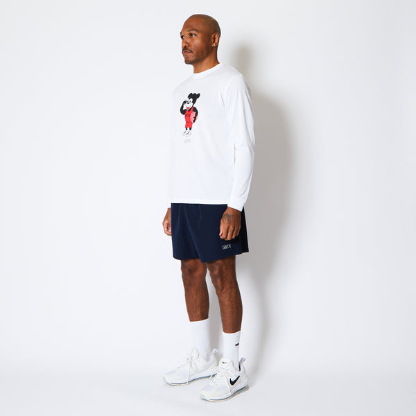 BASIC NICK L/S SPORTS TEE WH