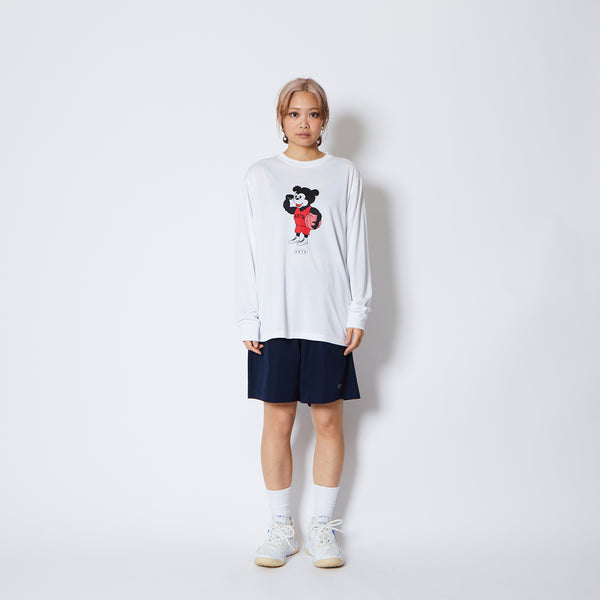 BASIC NICK L/S SPORTS TEE WH