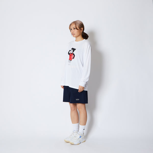 BASIC NICK L/S SPORTS TEE WH