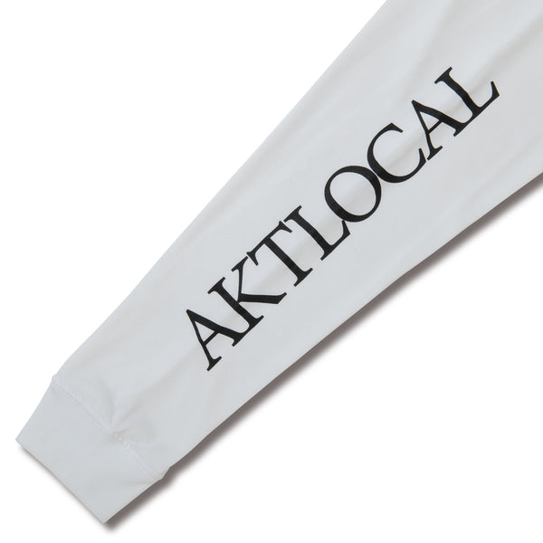 AKTR PUP PEACEBALL LS SP TEE WH