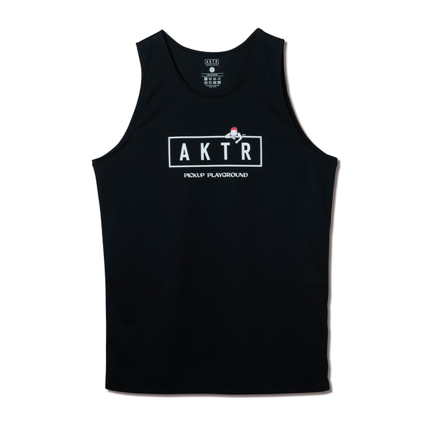 AKTR PUP LOGO TANK TOP BK