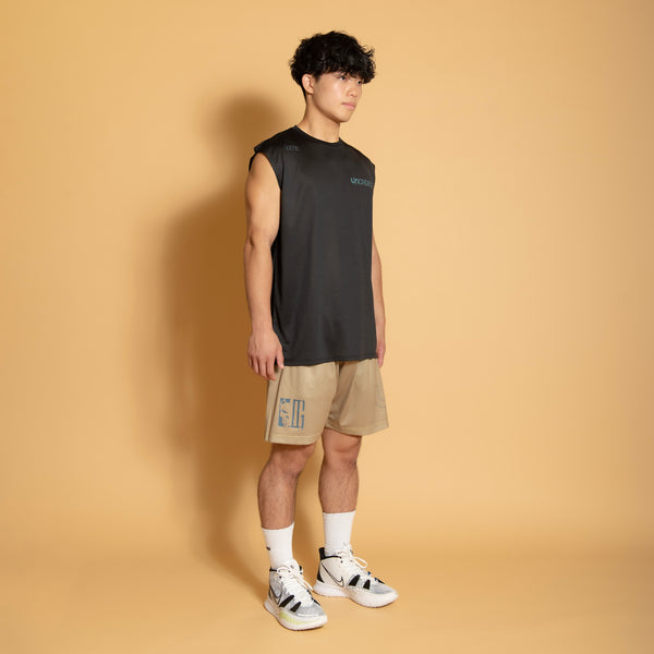 UNCAGED SLEEVELESS SPORTS TEE WH
