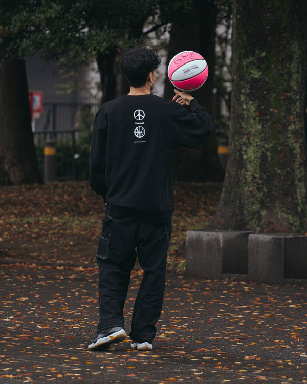 AKTR PUP PCBALL CREWNECK SWEAT  BK