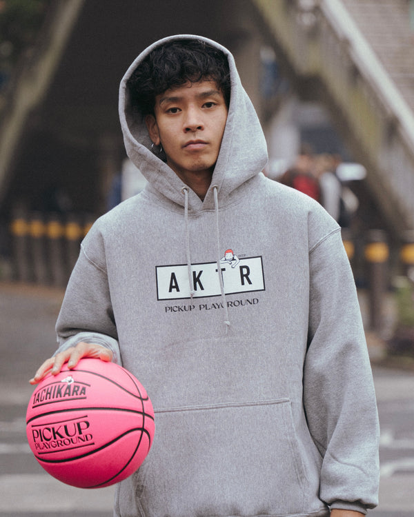 AKTR PUP LOGO PULLOVER HOODIE GY