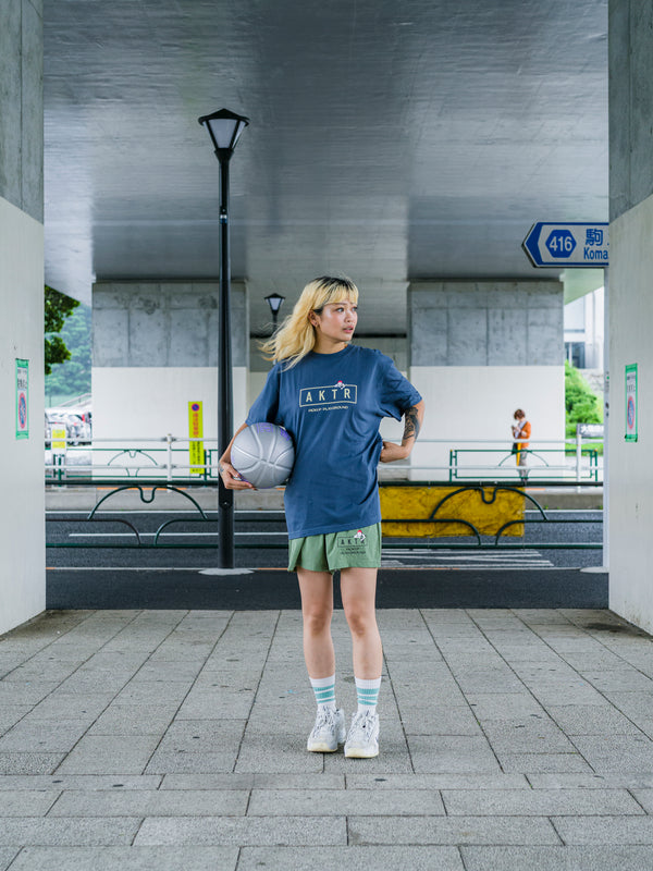 AKTR PUP SS COTTON LOGO TEE BLxCR