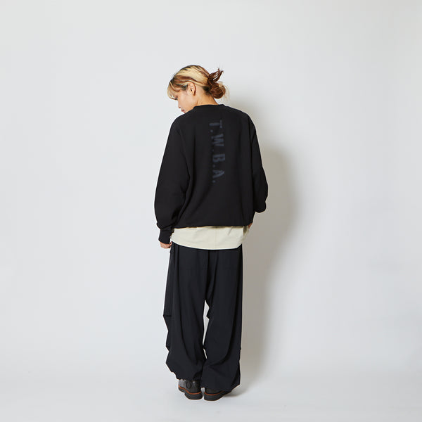 TWB TRANING WIDE PANTS BK