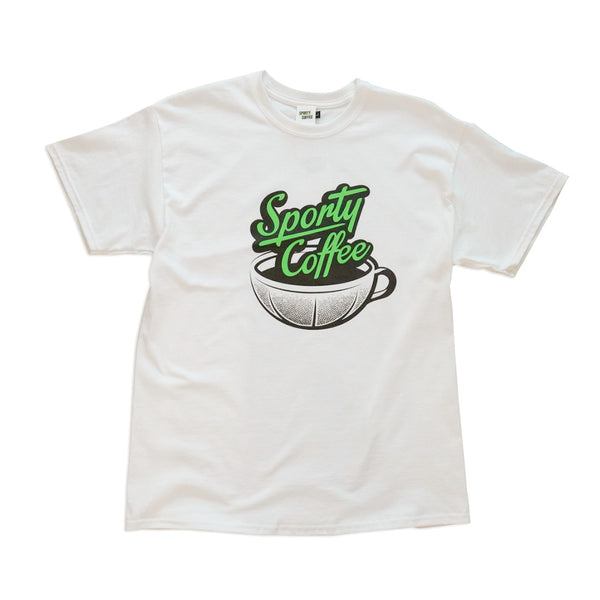 SPORTY CUP TEE WH