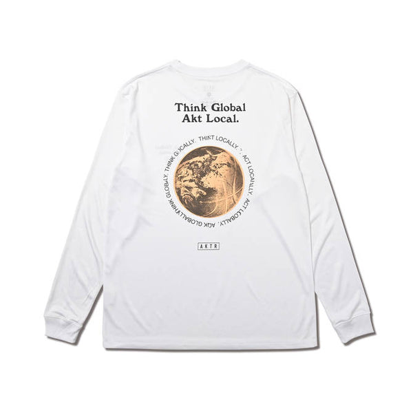 AKT LOCAL EARTH L/S SPORTS TEE WH