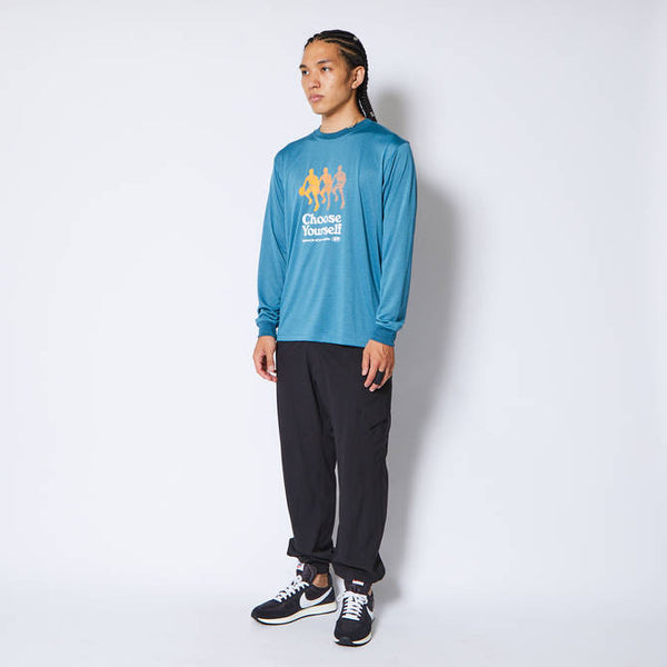 RETRO HOOPSTER L/S SPORTS TEE BL