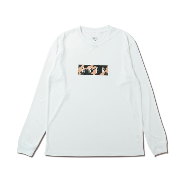 GHOST CAMO LOGO L/S SPORTS TEE WH