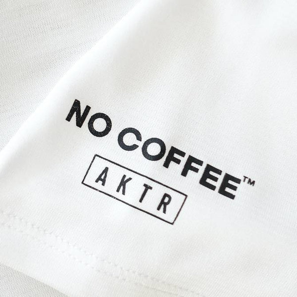 xNO COFFEE NO BSK SPORTS TEE WH