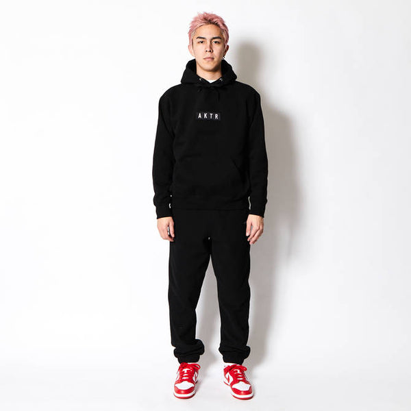 LOGO SWEAT PULLOVER HOODIE BK – AKTR OFFICIAL