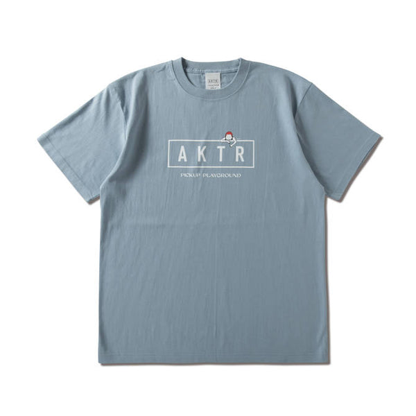 AKTR PUP 短袖棉質徽標 T 卹大藍