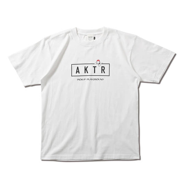 AKTR PUP S/S COTTON LOGO TEE WH