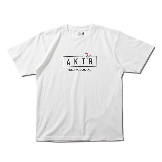 AKTR PUP S/S COTTON LOGO TEE WH